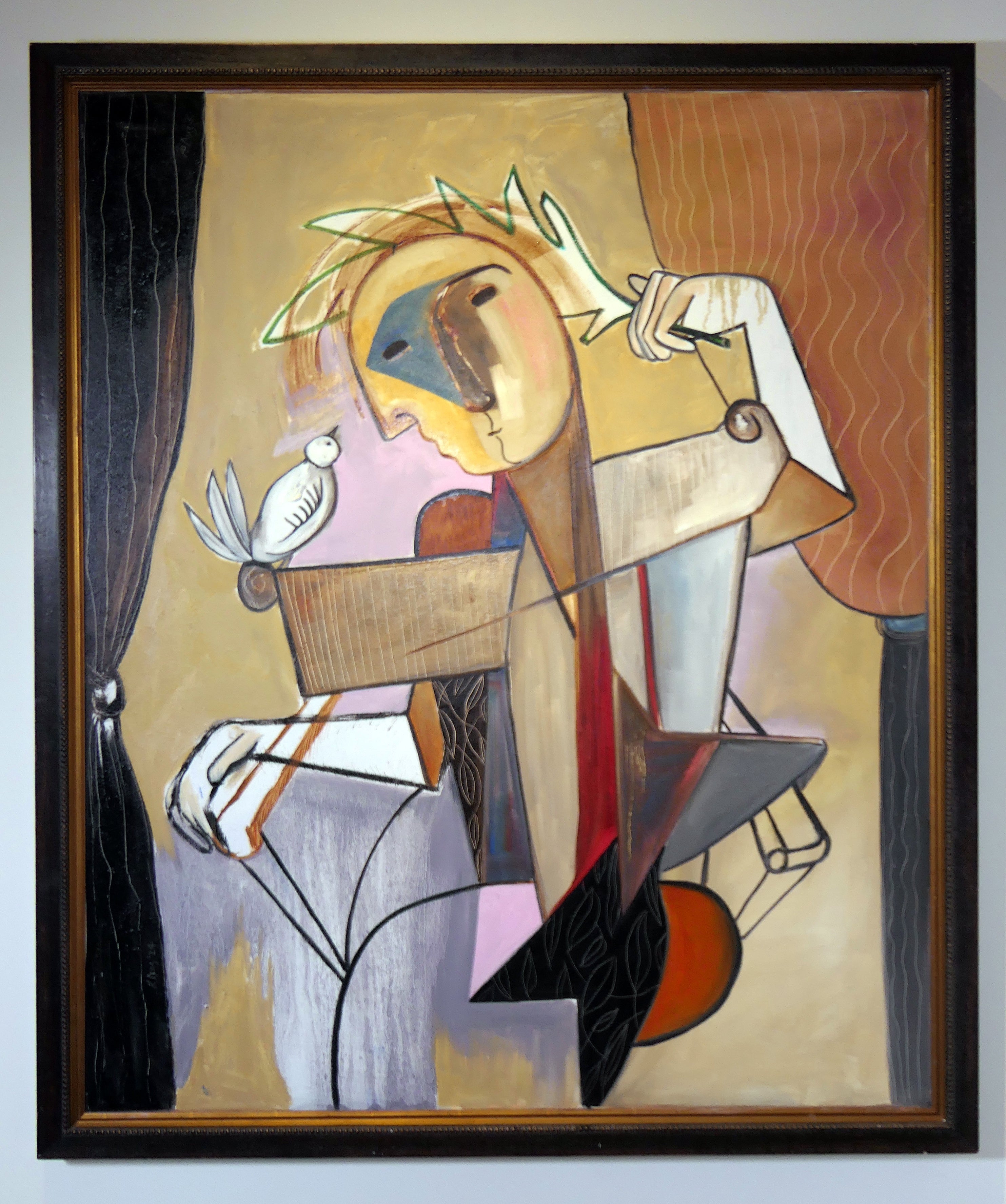 Paloma Blanca II (Giant) Framed