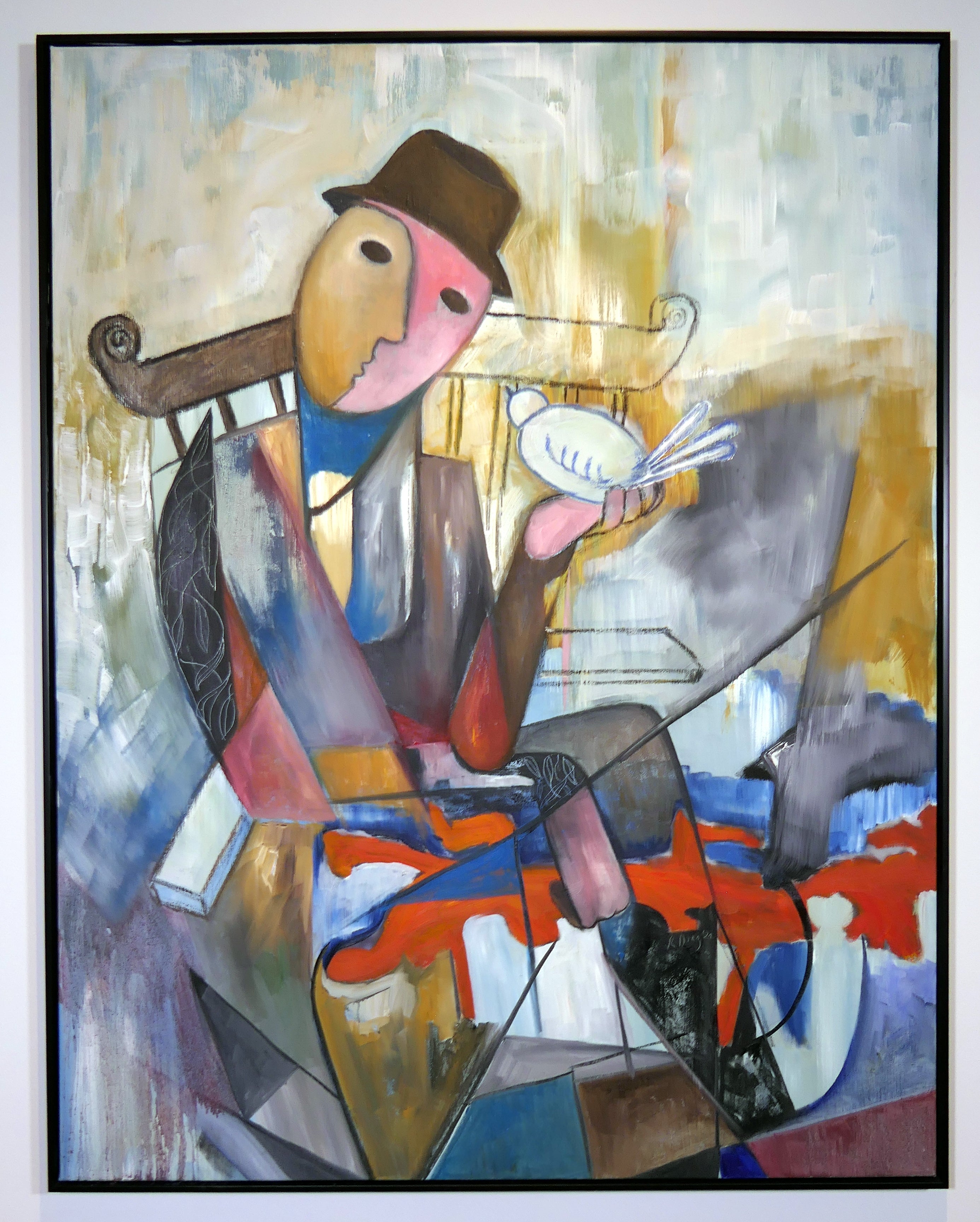 Paloma Blanca XI (Giant) Framed