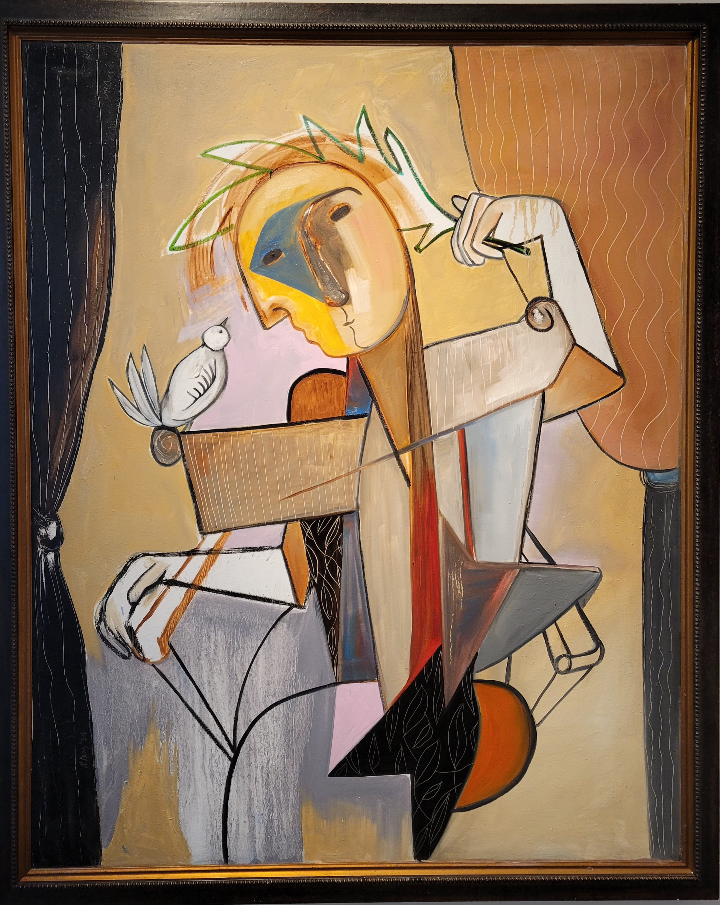 Paloma Blanca II (Giant) Framed